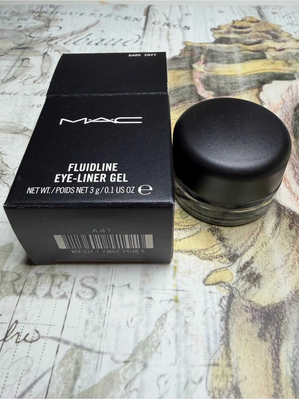 MAC COSMETICS BNIB DARK ENVY Fluidline eye-liner gel Very Rare!